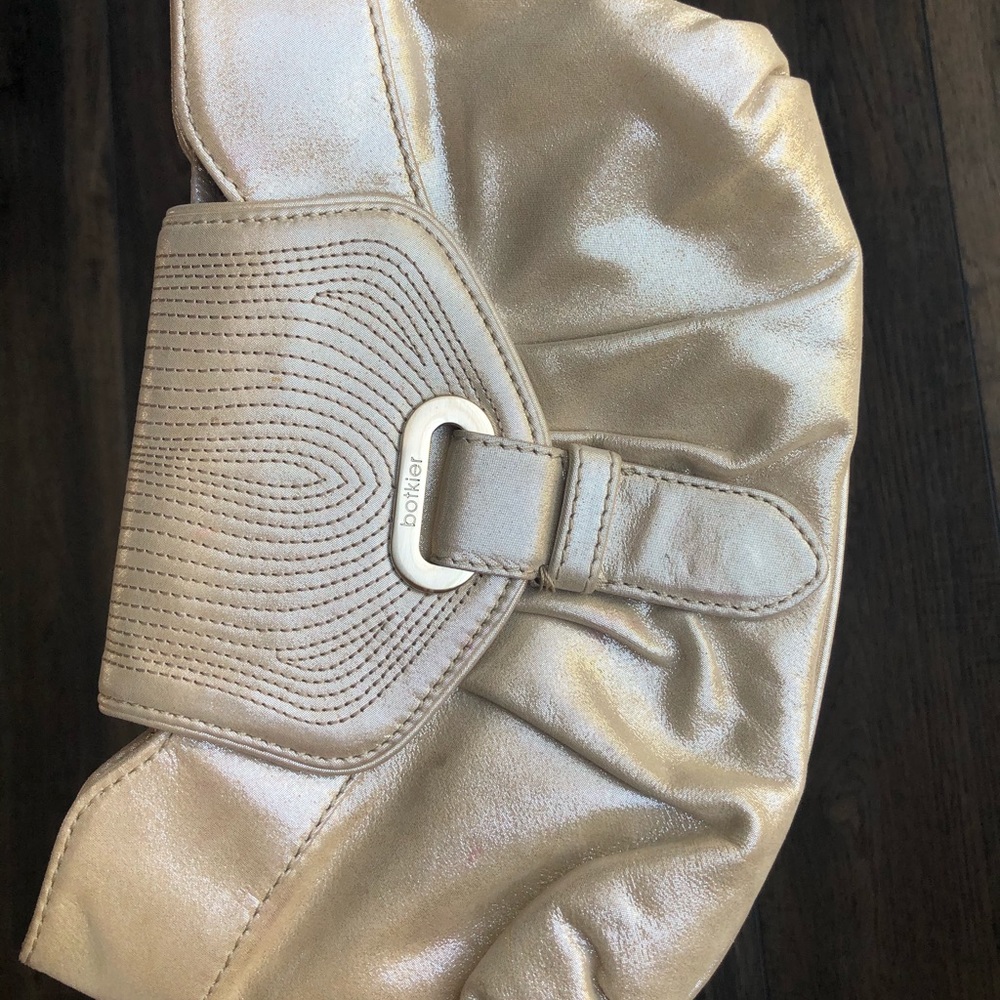 Botkier gold/champagne clutch purse - Picture 2 of 8